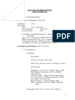 La Salle. Syllabus in Oblicon. Part I-B