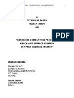 Abnormal Combustion Processes