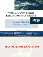 Tema 4 Manipuleo de Explosivos y Sus Riesgos