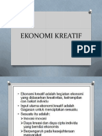 Ekonomi Kreatif