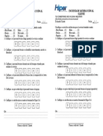 Encuesta de Satisfacción Al Cliente