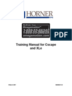 Training Manual For Cscape and Xle: 1-888-55-Omega