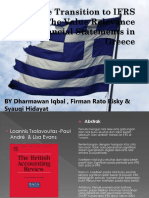 The Transition to IFRS in Greece