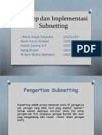 Presentasi Subnetting Kelompok V