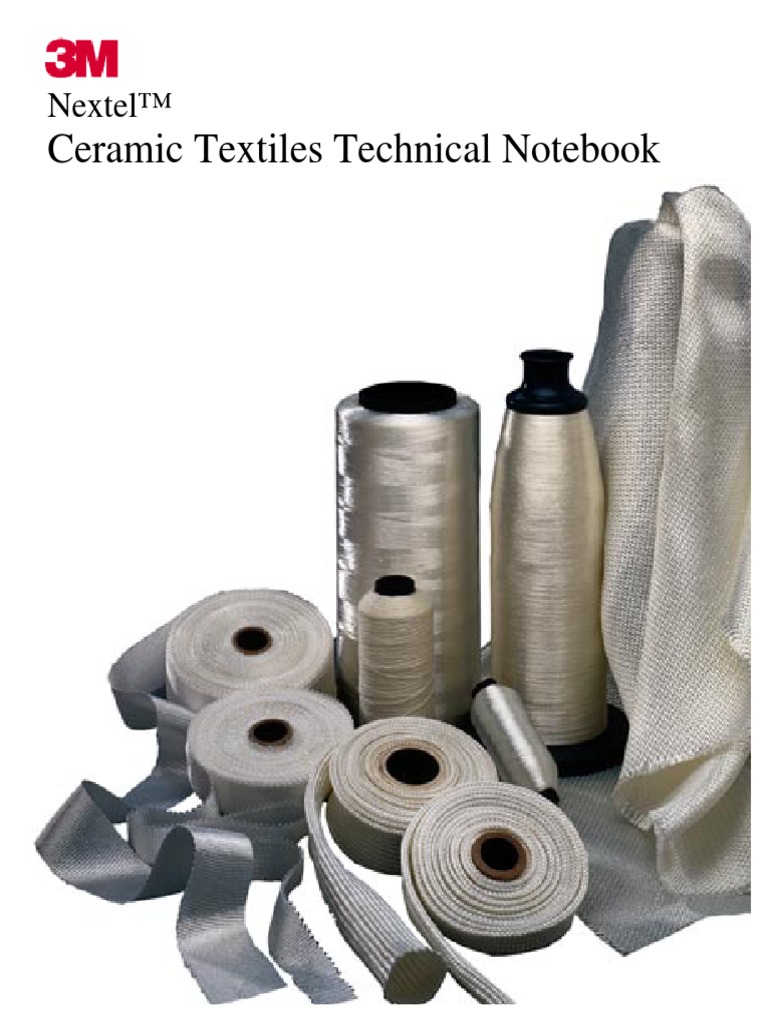 Ceramic Textiles Technical Notebook PDF Yarn Ceramics