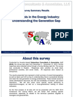 SCA Generation Gap Survey Summary