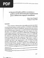 DURIGUETTO SOUZA FILHO_Democratização Política Econômica e Política Social (Sd)