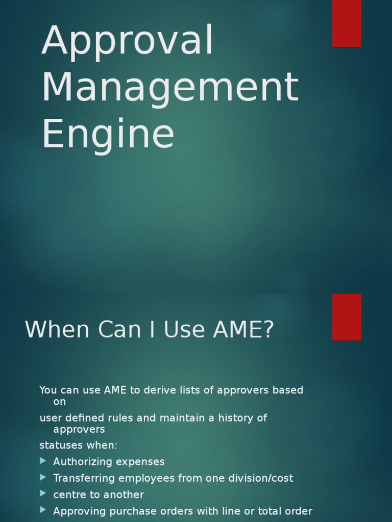 Approvals Management Engine Overview | PDF | Business Process ...