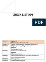 Check List KPS
