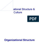 Organizational Structure & Organizational Structure & Culture Culture