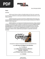 Carta de Invitacion