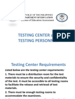 Testing Personnel