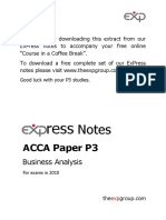 ACCA Paper P3: Notes