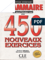 Grammaire, Le Nouvel Entraînez-Vous Avec 450 Exercices - Niv Débutant - CLE PDF