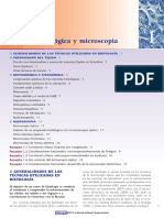 Técnica Histológica y Microscopia: Generalidades de Las Técnicas Utilizadas en Histología Preparación Del Tejido