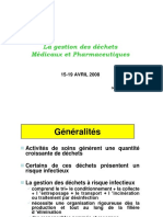 Conference n2 Gestion Des Dechets Medicaux Et Pharmaceutiques MR Jaafar