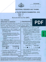 QP - Sol - Kerala NTSE Stage 1 2016-17 SAT PDF