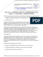 Guide To Inspections of Pharmaceutical Quality Control Laboratories