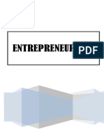 In Partial Fulfillment in The Subject Entrepreneurship