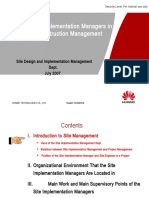 Guide To Site Implementation Managers in On-Site Construction Management