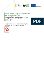 Guia Presentacion Proyectos Empleaverde 2014 PDF