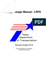 Bridge Design Manual - LRFD: Revised October 2015