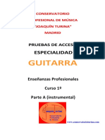 Acceso 1 Parte A GUITARRA PDF