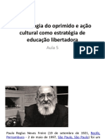 Pedagogia Do Oprimido e Ação Cultural