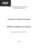 Modulo 1. Paradigmas Socioeducativos