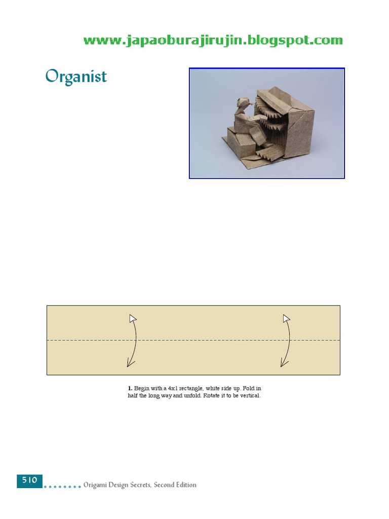 Robert J. Lang - Origami Design Secrets - Organist PDF | PDF | Origami |  Crafts