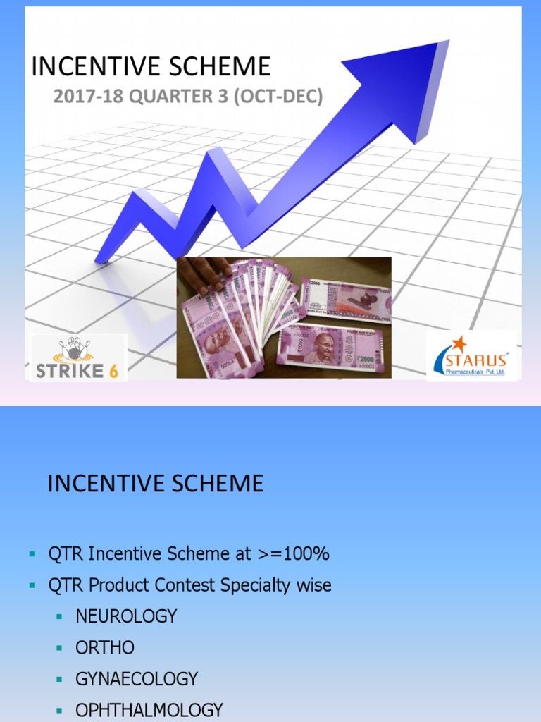 Pharma Sales Incentive Scheme 2017-18 | PDF | Government Finances ...