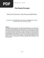 The Pareto Principle: Rosie Dunford, Quanrong Su, Ekraj Tamang and Abigail Wintour