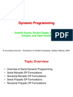 Dynamic Programming: Ananth Grama, Anshul Gupta, George Karypis, and Vipin Kumar