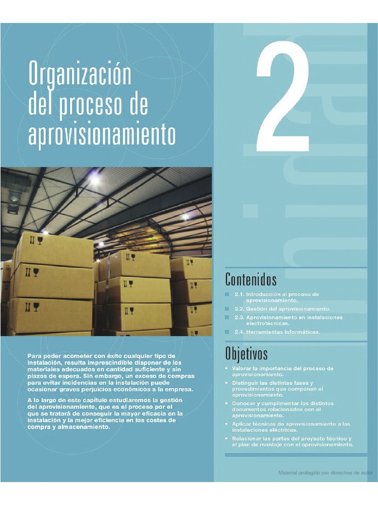 Tema 2. Organización Del Proceso de Aprovisionamiento | PDF