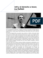 Keith Jarrett y El Derecho a Toser