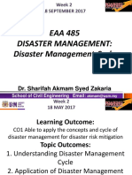 Topic 2 Disaster Management Cycle