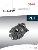 H1 Axial Piston Tandem Pumps: Size 045/053