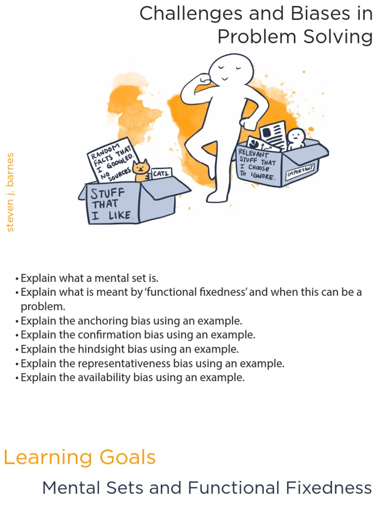 Challenges and Biases in Problem Solving | PDF | Bias | Neuropsychology
