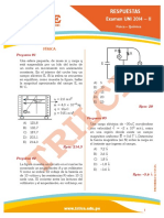 Respuestas uni2014II Fisica Quimica PDF