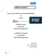 "Demat Account": Project Report Submitted Towards Partial Fulfilment of PGDM
