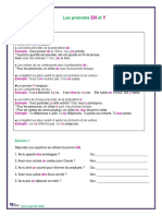 Les pronoms complements EN et Y Exercices et corrige.pdf