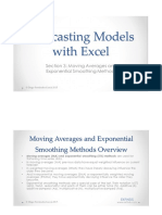 Moving Averages and Exponential Smoothing Methods Slides