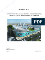 Business Plan: Construction of "Narodny" Shopping and Leisure Center, at Vokzalnaya St. 58, Komsomolsk-On-Amur City