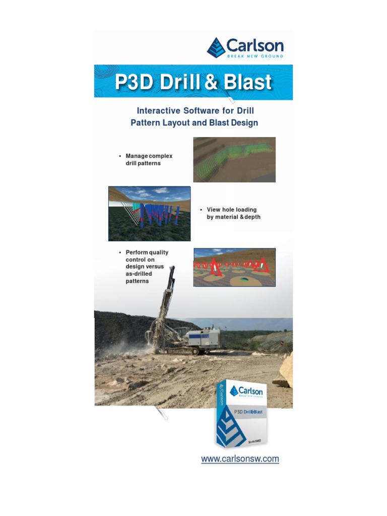 P3D Drill & Blast Software Overview | PDF | Art