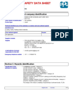 Safety Data Sheet Highlights Hazards