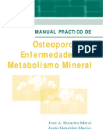 Osteoporosis y Enfermedades Metabolismo Mineral - Manual Práctico