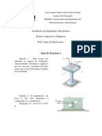 Lista 1 Estatica