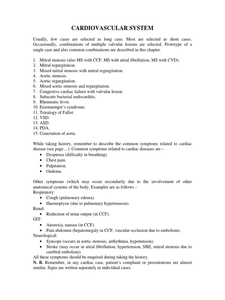 CVS PDF | PDF | Heart Valve | Heart