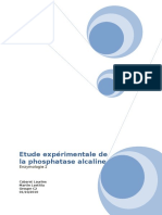 (PDF) Etude Experimentale de La Phosphataase Alcaline - Enzymologie 2 PDF