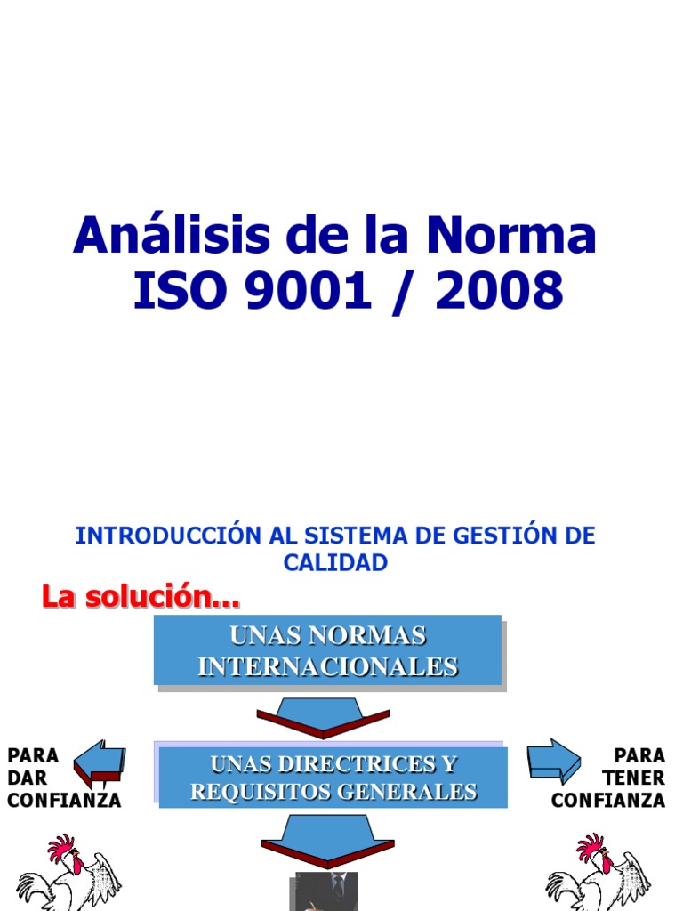 Análisis de la Norma ISO 9001:2008 | PDF | Gestión de la calidad ...